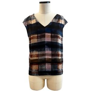 MEXX Watercolor Blouse Size 38 (Small) NWOT